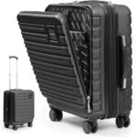 Travely Premium Handgep&auml;ck 55x40x23cm erweiterbar, passend f&uuml;r Lufthansa, Eurowings