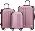 BEIBYE Zwillingsrollen Hardcase Reisekoffer Koffer Trolleys Hartschale in XL-L-M in