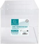 Exacompta 89058D Losbox/Einwurfbox 21x21x21cm extrem robust Urne UV-best&auml;ndig