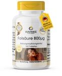 Fols&auml;ure 800&micro;g - 100 Tabletten - schluckfreundlich - vegan & hochdosiert -...