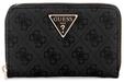 GUESS Damen Zip-Around Geldb&ouml;rse Laurel Ii SLG Med Zip Around Anthrazitschwarz