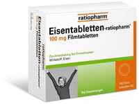 Eisentabletten-ratiopharm® 100 mg Filmtabletten: Eisenmangel ausgleichen und...