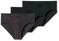 Schiesser Herren 3 Pack Supermini mit weichem Komfortbund Unterw&auml;sche Bio Baumwolle