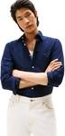 Tommy Hilfiger Herren Hemd Oxford Shirt Langarm, Blau (Preppy Navy/Desert Sky Solid),
