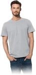 Stedman Apparel Herren Regular Fit T-Shirt, Grau (Ash), XL