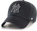 47 New York Yankees MLB Clean Up Schwarz Verstellbare Cap One-Size