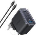 Anker Nano 70W USB C Ladeger&auml;t, Laptop Ladeger&auml;t, 3-Port-Netzteil mit 70W