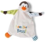 NICI Schmusetuch Pinguin I am the Boss! 25x25 cm &ndash; Schnuffeltuch ab 0+ Monaten &ndash;