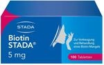 Biotin STADA 5 mg. Zur Vorbeugung und Behandlung eines Biotinmangels, 100 St&uuml;ck