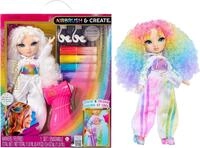Rainbow High Air Brush & Create - 1 DIY Modepuppe mit Airbrush Market Kit,