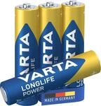 VARTA Batterien AAA, 4 St&uuml;ck, Longlife Power - Alkaline Micro Batterien LR03...
