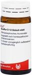 WALA Sulfur D12 Globuli velati, 20 g Globuli