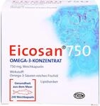 EICOSAN 750 Omega-3 Konzentrat Weichkapseln 240 St