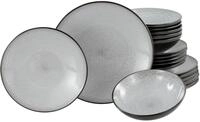 CreaTable, 23964, Serie Malm&ouml;, 18-teiliges Geschirrset f&uuml;r 6 Personen, Teller Set