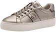 Tamaris Damen Schn&uuml;rer metallic 40