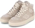 Paul Green 5470-01 Schn&uuml;rstiefel Leder & Textil Damen in beige - Gr. 38,5