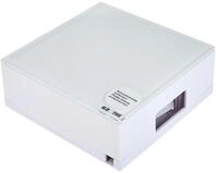 UNITEC Zweiklang-Gong Luna, Glasplatte, fest verdrahtet, 83dB, 8 bis 12 V