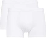 CALIDA Herren Boxershorts, 2er Pack - Cotton Code, Elastikbund, Activity Cotton Wei&szlig;