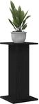 vidaXL Pflanzenst&auml;nder 2 pcs Schwarz Eichen-Optik 30 x 30 x 60 cm, Pflanzenst&auml;nder