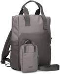 Zwei LOU LUR130 Unisex Rucksack f&uuml;r Damen und Herren, Laptoprucksack mit