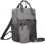 Zwei LOU LUR140 Unisex Rucksack f&uuml;r Damen und Herren, Laptoprucksack mit