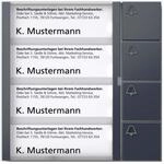 Siedle&S&ouml;hne Tasten-Modul TM 612-4 AG anthrazitgrau 1+n Funktionsmodul f&uuml;r