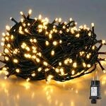 SALCAR 10m 150er LED Lichterkette Weihnachten Au&szlig;en mit Stecker, Warmwei&szlig; | 8 Modi,