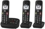 Panasonic KX-TGU133EXB digitales schnurloses Telefon mit Anrufbeantworter,