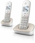 Philips TEL&Eacute;FONO INAL&Aacute;MBRICO XL4902S/34/ Pack Duo/Plata
