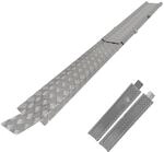 TRUTZHOLM Treppenrampe Auffahrschiene 150-270 cm verstellbar Alu grau Rampe f&uuml;r
