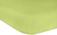 Mr.Sandman Elastan Basic Spannbetttuch Kiwi Gr&ouml;&szlig;e 90-100x200-220cm