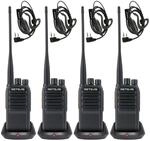 Retevis RB669 Freenet PMR446 Funkger&auml;t Set RT24V 2.0, 16+6 Kan&auml;le,4 St&uuml;ck 