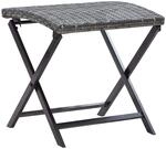 vidaXL Klapphocker Klappbar Hocker Gartenhocker Sitzhocker Gartenm&ouml;bel Rattanhocker