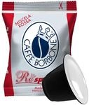 BORBONE COFFEE Bourbon Respresso Kaffee, rote Mischung, 500 Kapseln, kompatibel mit
