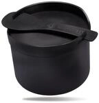 REISHUNGER Mikrowellen Reiskocher &ndash; 1,7 L &ndash; Schwarz | F&uuml;r perfekt gegarten...
