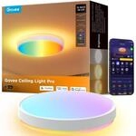 Govee Deckenlampe RGBIC 48,5W, Smart Led Deckenleuchte 4300lm Kompatibel mit Matter,
