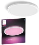 Philips Hue Devote Smart LED-Panel-Licht, wei&szlig;es und farbiges Ambiente, rund 43 cm,