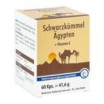 Schwarzk&uuml;mmel &Auml;gypten + Vitamin E Kapseln, 60 St. Kapseln