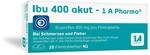 Ibu 400 akut - 1 A Pharma&reg;, 400 mg Tabletten mit Ibuprofen (10 Stck.): Bei...
