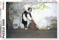 Banksy - Zimmerm&auml;dchen - 1000 Teile Puzzle: Banksy - Zimmerm&auml;dchen - 1000 Teile