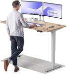 Desktronic H&ouml;henverstellbarer Schreibtisch aus Bambus (160x80cm) &ndash; Elektrisch