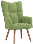 vidaXL Relaxsessel, Sessel mit Stahlrahmen Holzbeinen, Relaxstuhl Polsterstuhl...