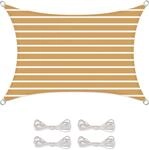 CelinaSun Sonnensegel inkl Befestigungsseile Basic Rechteck 3 x 4 m Streifen