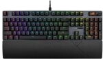 ASUS ROG Strix Scope II X Gaming-Tastatur, mit mechanischen Schaltern ROG NX Snow V2,