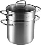 Berndes b.vital Kochtopf 20 cm mit Pastaeinsatz &ndash; Edelstahl Kochtopf mit