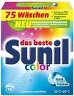 Sunil Colorwaschmittel - Pulver f&uuml;r 75 Waschladungen Bunt-W&auml;sche -