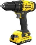 STANLEY FATMAX V20 Akku-Bohrschrauber, b&uuml;rstenlos, 2-Gang, inklusive 2x 2,0 Ah