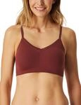 Schiesser Damen nahtloses Bustier Spaghettitr&auml;ger mit herausnehmbaren Pads -