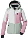 killtec Damen Skijacke/Funktionsjacke mit abzippbarer Kapuze, Schneefang und
