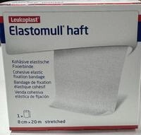 Elastomull Haft 8 cmx20 m 45477 Fixierbinde, 1 St